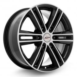 X`trike X-124 7.5x17 PCD6x114.3 ET30 DIA 66.1  BK/FP